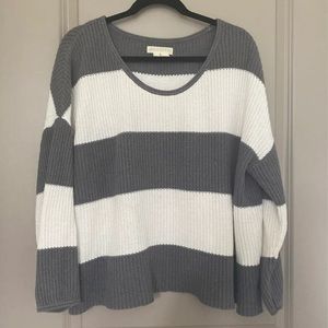 Urban Outfitters Striped Sweater ThrowOver